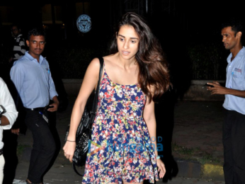 Tiger Shroff & Disha Patani snapped post their dinner at ‘Pizza Express’