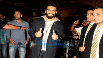 Ranveer Singh and Vaani Kapoor depart for the trailer launch of Befikre in Paris