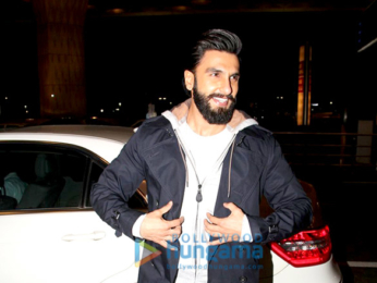 Ranveer Singh and Vaani Kapoor depart for the trailer launch of Befikre in Paris