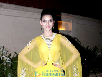 Urvashi Rautela snapped during Diwali celebration