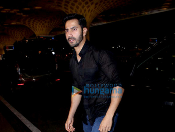 Varun Dhawan & Alia Bhatt depart for 'Badrinath Ki Dulhania's shoot in Singapore