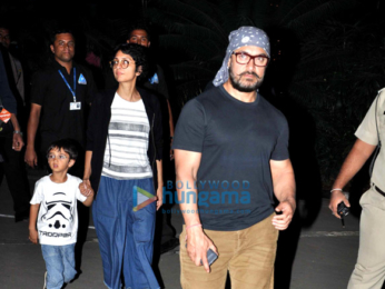 Aamir Khan & family returns from holidays in North East India