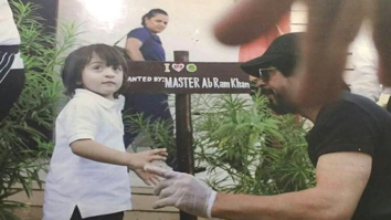 Check out: Shah Rukh Khan helps AbRam in tree plantation
