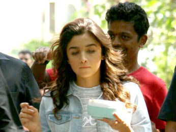 Alia Bhatt snapped during her upcoming film 'Dear Zindagi's promotions