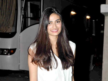 Athiya Shetty snapped on her birthday at Mehboob Studio