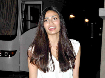Athiya Shetty snapped on her birthday at Mehboob Studio