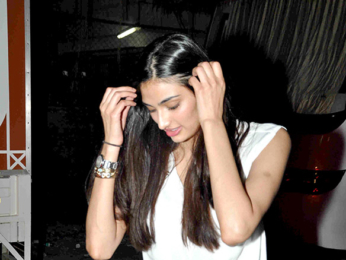 Athiya Shetty snapped on her birthday at Mehboob Studio