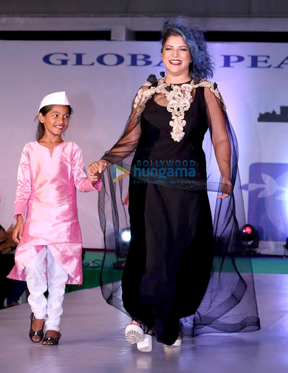 celebs walk the ramp at the global peace initiative 8