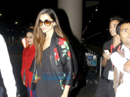 Deepika Padukone returns from MTV event in Rotterdam