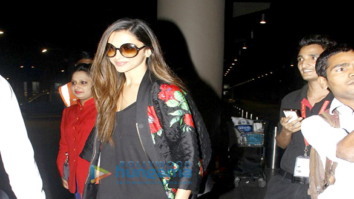 Deepika Padukone returns from MTV event in Rotterdam
