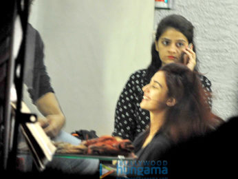Disha Patani snapped at a salon in Bandra