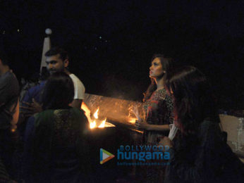 Esha Gupta snapped as she visits Mount Mary church on eve of her birthday