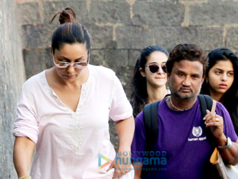 Gauri Khan and others arrive from Alibaug after Shah Rukh Khan's birthday bash