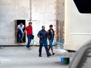 Hrithik Roshan snapped at an ad shoot in Mumbai