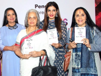 Raveena Tandon, Shabana Azmi At ‘Death Is Not The Answer’ Book Launch