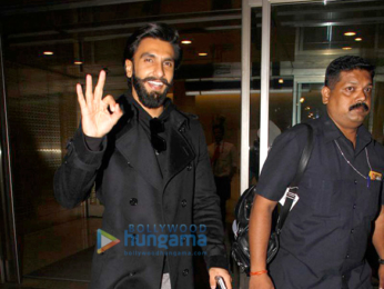 Jacqueline Fernandez & Ranveer Singh snapped at the airport