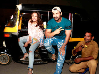 John Abraham and Sonakshi Sinha snapped promoting their film 'Force 2'