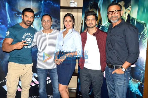 John Abraham, Sonakshi Sinha & Tahir Raj Bhasin promote their film ‘Force 2’ John Abraham, Sonakshi Sinha & Tahir Raj Bhasin promote their film ‘Force 2’