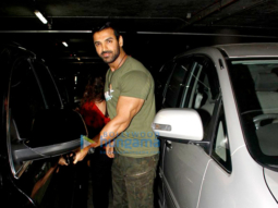 John Abraham and Sonakshi Sinha snapped at the Mumbai airport