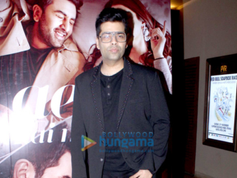 Karan Johar promotes 'Ae Dil Hai Mushkil' with movie watching patrons
