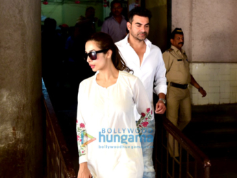 Malaika Arora Khan & Arbaaz Khan snapped outside the Family Court in Bandra