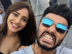 Watch: Arjun Kapoor welcomes Neha Sharma to Mubarakan cast