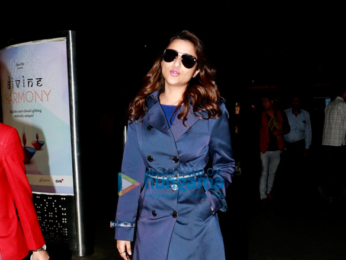 Parineeti Chopra, Amy Jackson and Himesh Reshammiya snapped at the airport