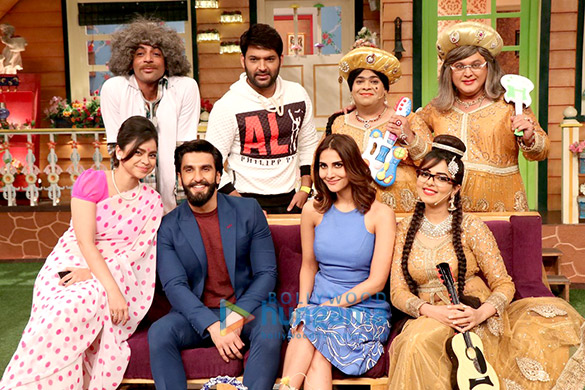 Promotion of ‘Befikre’ on the sets of The Kapil Sharma Show Promotion of ‘Befikre’ on the sets of The Kapil Sharma Show