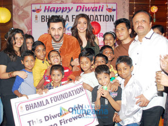 Ranbir Kapoor & Anushka Sharma grace Bhamla Foundation's Diwali celebrations with special kids