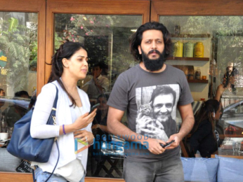 Riteish Deshmukh & Genelia Dsouza snapped post lunch at Sequel