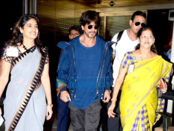 Shah Rukh Khan, Alia Bhatt & AbRam Khan return from Delhi post ‘Dear Zindagi’ promotions