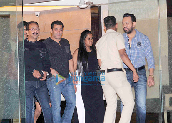 Salman Khan and others snapped at Arpita Khan & Ayush Sharma’s wedding anniversary bash