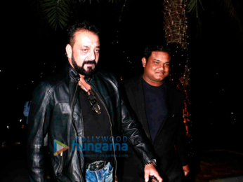 Sanjay Dutt and Manyata Dutt snapped with kids post dinner at Yuatchaa
