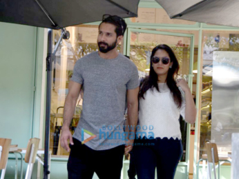 Shahid Kapoor & Mira Rajput snapped post lunch at The Kitchen Garden