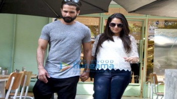 Shahid Kapoor & Mira Rajput snapped post lunch at The Kitchen Garden