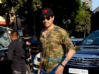 Sidharth Malhotra, Alia Bhatt & Karan Johar snapped post lunch at 'Bastian'