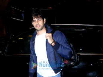 Sidharth Malhotra departs for New Zealand