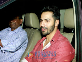 Varun Dhawan, Prachi Desai and Neha Dhupia snapped at the Mumbai airport