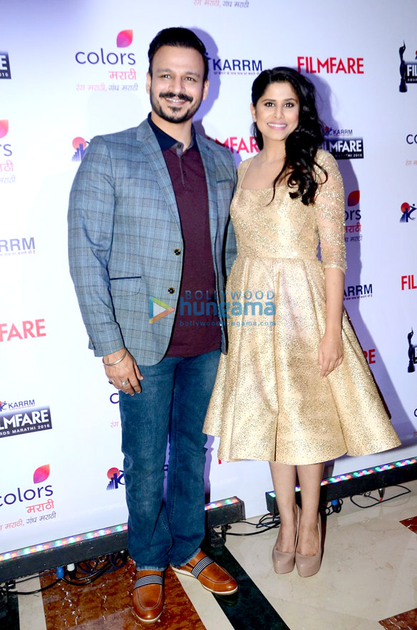 vivek sai tamhankar at filmfare awards marathi 2016 3