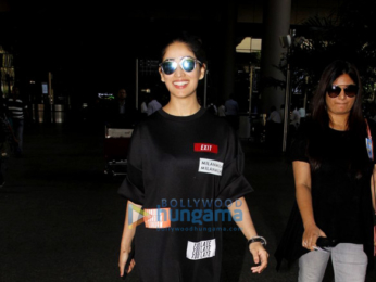 Yami Gautam snapped at the domestic airport