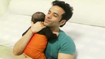 Tusshar Kapoor shares a photograph of him and his son Laksshya