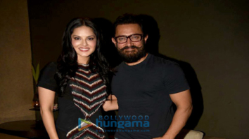 Aamir Khan and Sunny Leone snapped at Lightbox