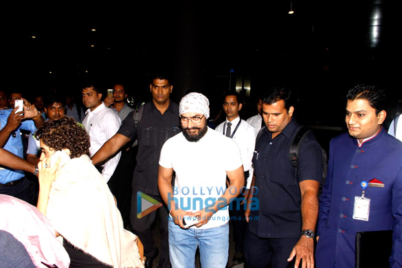 Aamir Khan, Jacqueline Fernandez and others snapped at the airport Aamir Khan, Jacqueline Fernandez and others snapped at the airport