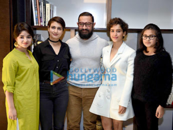Aamir Khan and the cast promote 'Dangal' in Delhi