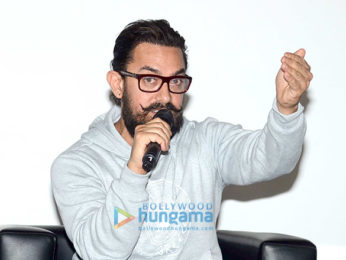 Aamir Khan at the first look launch of 'Secret Superstar'