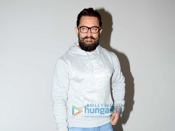 Aamir Khan at the first look launch of 'Secret Superstar'