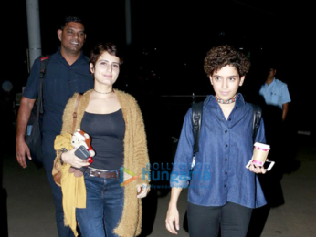 Aamir Khan returns from Lucknow after promoting 'Dangal'