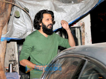 Abhishek Bachchan and Riteish Deshmukh snapped post their dubbing