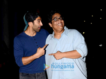 Aditya Roy Kapur snapped with friends post a movie