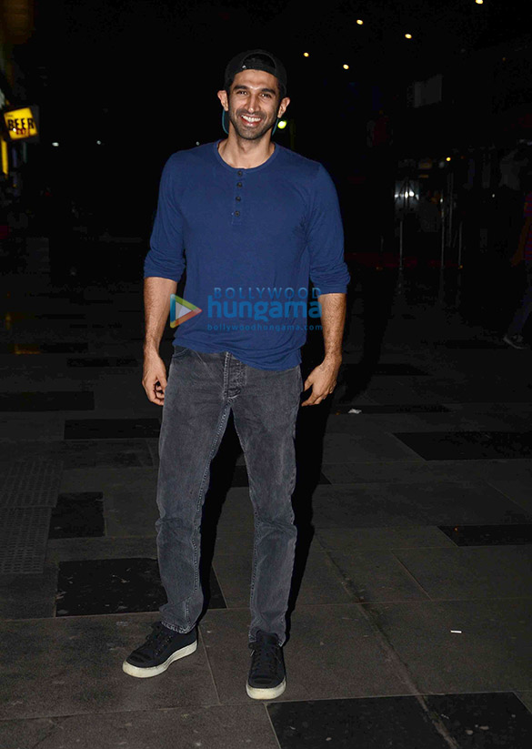 aditya roy kapur snapped with friends post a movie 5
